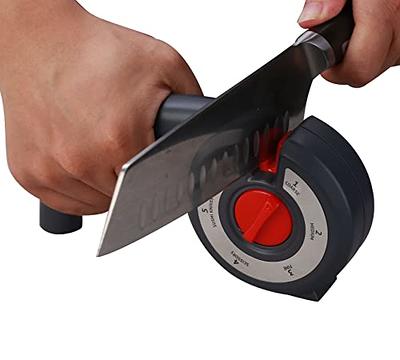  Double Sided Electric Knife Sharpener, Mini Double Sided Electric  Knife Sharpener, Oubsided Electric Knife Sharpener With Sharpening Scissors  Slot: Home & Kitchen