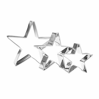 Stir 3 x 3.5 Stainless Steel Star Cookie Cutter - Cookie Cutters - Baking & Kitchen