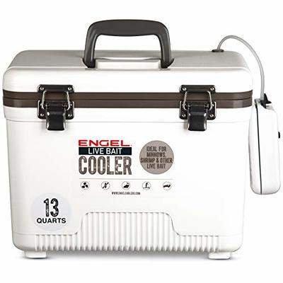 Engel 13qt Live Bait Cooler Box with 2nd Gen 2-Speed Portable
