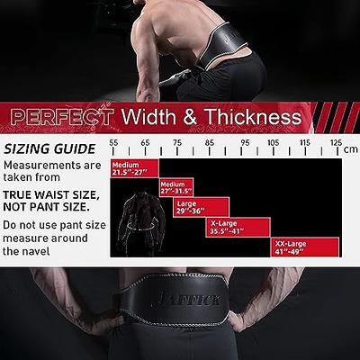  Jaffick Weight Lifting Belt for Men 4 Inch - 7MM