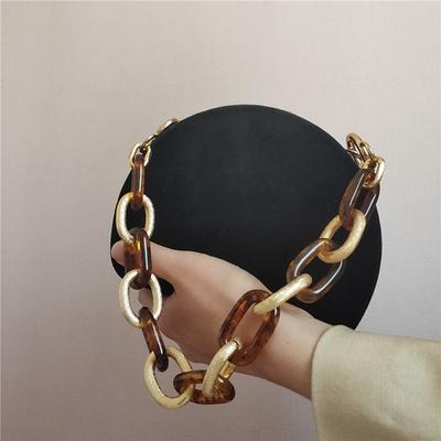 Purse Metal Chain Strap Gold Handle Shoulder Crossbody Handbag Replacement  Bag