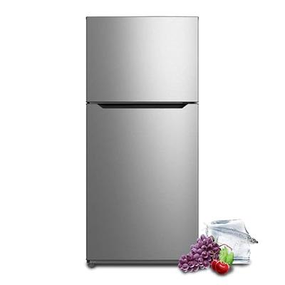 Magic Chef 18.5 in. W, 4.5 cu. ft. 2-Door Mini Refrigerator, with Freezer  in Platinum Steel HMDR45PS - The Home Depot