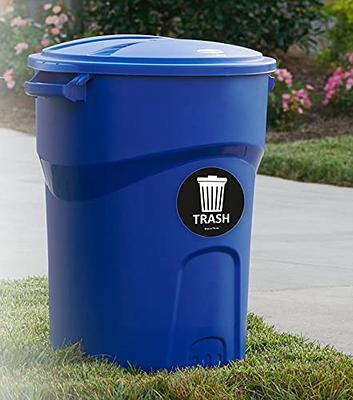 Wakeman Collapsible Trash Can Pop Up 44 Gal Outdoor Portable Garbage Can with Zippered Lid