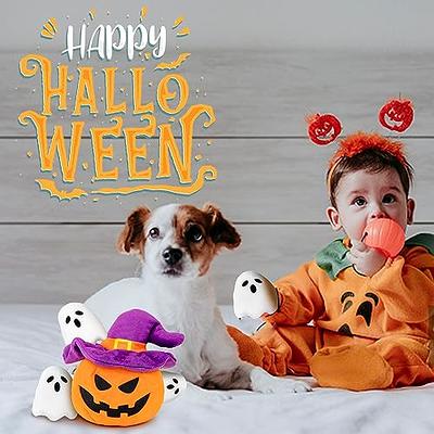 Halloween Dog Squeaky Toys, 5 Pack Hide and Seek Dog Toys and Puppy Toys,  Interactive Dog Toys for Boredom, No Stuffing Dog Toys Cute Animal Plush