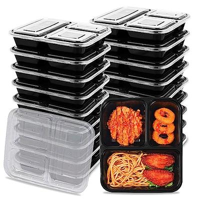 20 pack 3 compartment meal prep