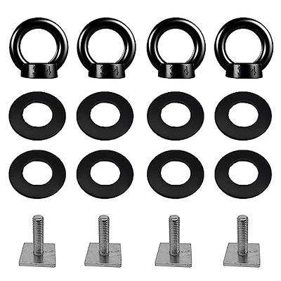 PAMAZY 6PCS Heavy Duty Steel D Rings Tie Down Anchors, Ultra Durable 3500  Pound Breaking Strength Surface Mount Hooks Securing Cargo for Trailer,  Truck Bed, with Screws & Bolts - Yahoo Shopping