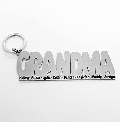 Personalized Mom Keychain  Mama Keychain with Kids names