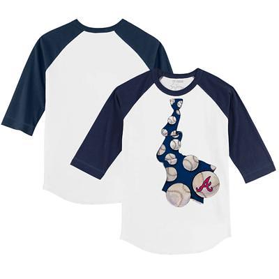 Infant Chicago Cubs Tiny Turnip White/Royal Baseball Pow Raglan