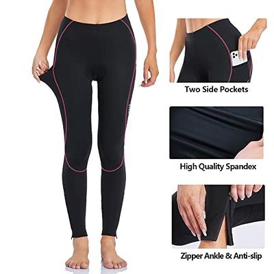 simcotic Women's Bike Pants 4D Padded Winter Cycling Pants Thermal