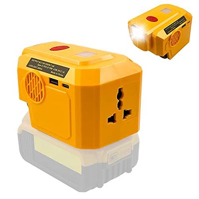 200W Power Inverter for Makita 18V Battery Outdoor Generators,DC 18V to AC  110V Portable Power Source with AC Outlet &USB Port&Type-C Port& LED Light