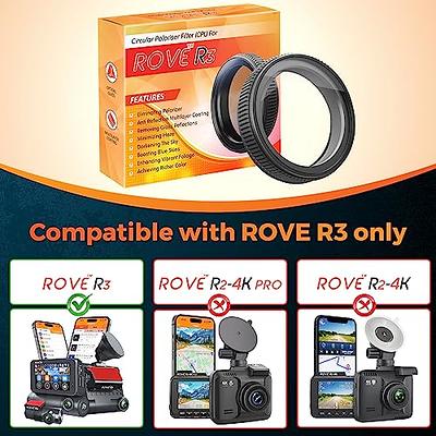 ROVE Ultimate CPL Filter, Anti-Glare Circular Polariser Lens for ROVE R2-4K  and R2-4K PRO Dash Cam Models