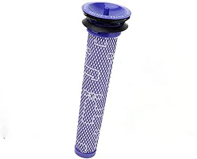 Filter for Dyson V6 Absolute Motorhead Cordless Stick Vacuum, 2 Post  Filters, 2 Pre Hepa Filters Replacement, Compare to Parts # 965661-01 &  966741-01