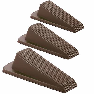 Brown Rubber Door Stops (2 per Pack)