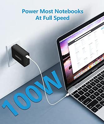 USB C Wall Charger, 4-Port 100W GaN USB C Charger, LIBRIDS