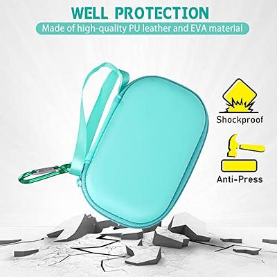 Canboc Hard Travel Case for Portable Nebulizer Machine for Adults and Kids  Handheld Nebulizer Bag Mesh Pocket fit Medication or Other Essentials Black  (Case Only)