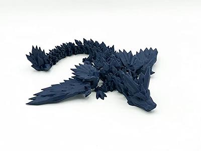 3D Printed Articulating Crystal Dragon Articulated Dragon Fidget