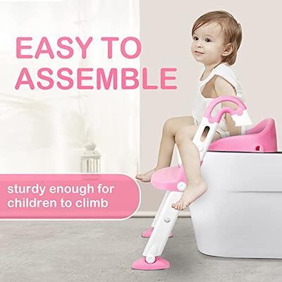 Childrens Toilet Ladder Toddler Potty Training Seat Loo Step Child