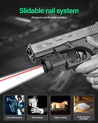  Gmconn Pistol Flashlight Green Laser White LED Light