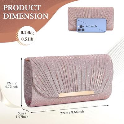 Skb Stylish & Fancy Evening Party Bridal Wedding Clutch Purse for Women  Peach Online in India, Buy at Best Price from Firstcry.com - 13893444