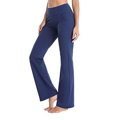 BALEAF Women's Yoga Pants with Pockets High Waisted Flare