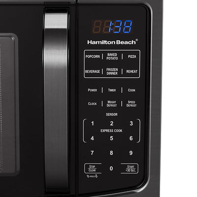 Hamilton Beach 1.6 Cu ft Sensor Cook Countertop Microwave Oven in Stainless  Steel, New