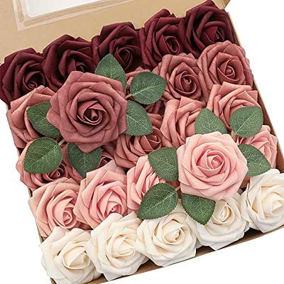 Beliueyes 8 Rolls Rose Gold Crepe Paper Streamers Party