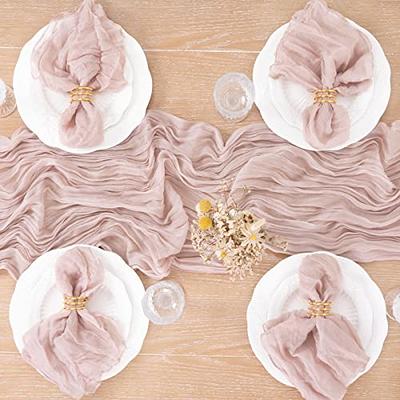 Gauze Cheesecloth Napkins Wrinkled Dinner Napkins Soft Table - Temu