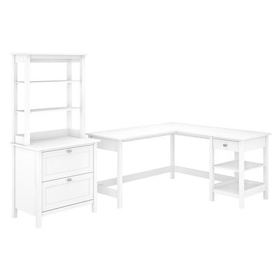 Inval Sherbrook 48 W Computer Desk With Locking File Drawer Espresso -  Office Depot