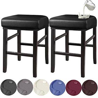 HFCNMY Stool Covers Rectangle Stretch Waterproof PU Rectangle Bar