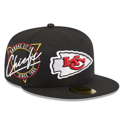 Men's New Era Black Kansas City Chiefs 2023 NFL Crucial Catch 59FIFTY Fitted Hat