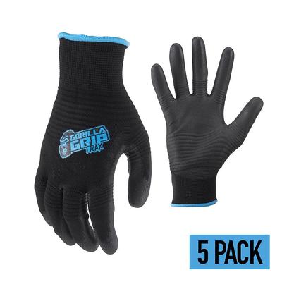 Gorilla Grip Slip Resistant Gloves 25 Pack, Large, 25047-25