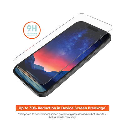 onn. Glass Screen Protector with ImpactGuard Technology for iPhone 11,  iPhone XR 