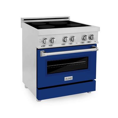 GE 30-in 4 Elements 5-cu ft Freestanding Electric Range (Stainless