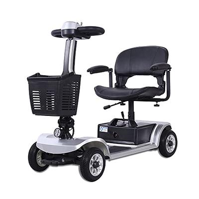 1inchome 3 Wheel Mobility Scooter for Seniors, Electric Folding Powered  Mobile Wheelchair Device for Adults, Long Range Power Extended Battery with
