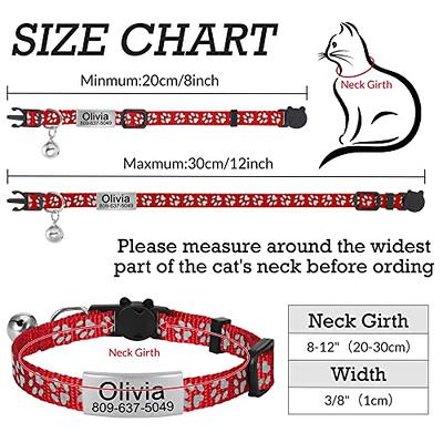 1/2 Wide Breakaway Cat Collar Gold and Red -   Designer cat collars,  Breakaway cat collars, Cat collars