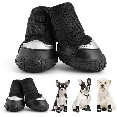 Hcpet Dog Boots Waterproof Dog Shoes for Medium Large Dogs, Anti-Slip Dog  Booties Paw Protector for for Hot Pavement Winter Snow Hiking with