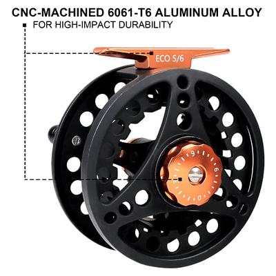 M MAXIMUMCATCH Maxcatch ECO Fly Reel Large Arbor with Aluminum