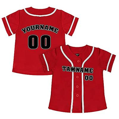 Toptie 2 Pack Men's Baseball Jersey Button Down Jersey Short