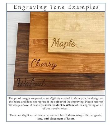 Personalized Wooden Cutting Board Engagement Gift