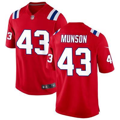 Men's Nike Red New England Patriots Alternate Custom Jersey