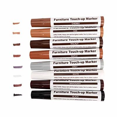 Furniture Repair Wood Repair Markers Touch Up Repair Pen-17pc-markers And  Wax Sticks,for Stains,scratches,tables