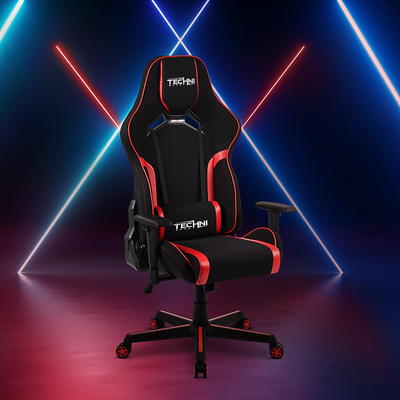 Tangkula Gaming Chair Height Adjustable With Cushion Ergonomic