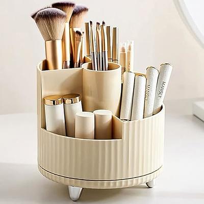 Makeup Brush Holder Organizer,360 Rotating Pencil Pen Holder Cup,5 Slot Make  Up Brushes Cup,desk Accessories