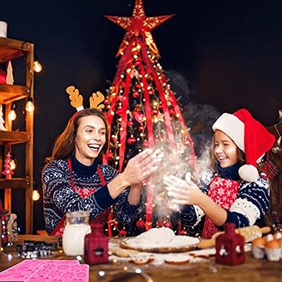 Set of 3 Holiday Christmas Shaped Silicone Ice Cube Soap Making Trays/Molds  - Gingerbread Men/Candy Canes, Snowflakes & Christmas Trees