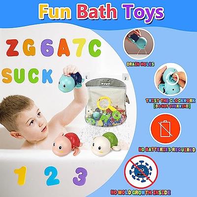 Baby Bath Toys for Toddlers 1-3,Bathtub Toys Mold Free Bath Toys for  Toddlers Age