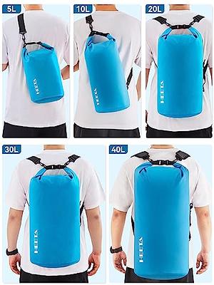 Women Men Waterproof Dry Bag, 40l Roll Top Lightweight Dry Bag Backpack  With Phone Case For Travel, Swimming, Boating, Kayaking, Camping And Beach