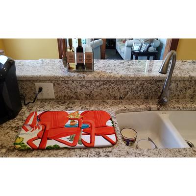 Absorbent Dish Drying Mat for Kitchen Counter Testing the Waters