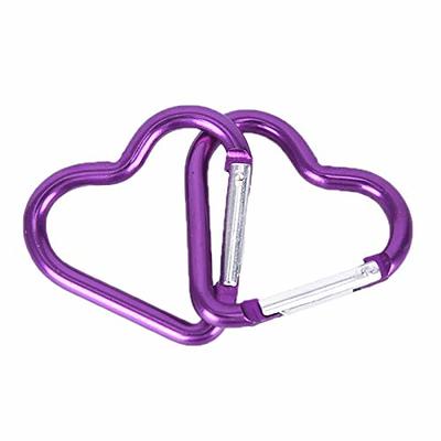 OZXNO 6 Pcs Heart Shaped Snap Hook Aluminum Heart Key Ring Keychain Clip  for Backpack Key Purse Straps - Yahoo Shopping