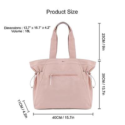 YJJY 18L Side-Cinch Shopper Gym Tote Bag Lightweight Shoulder Travel Tote  Bags for Women Handbag for Shopping