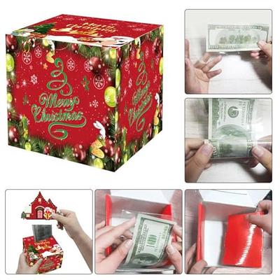 Merry Christmas Money Box for Cash Gift Pull, Surprise Money Gift Boxes for  Cash, DIY Funny Surprise Cash Box Holder Transparent Bags for Women Men  Girls Boys Mom Dad Friend - Yahoo